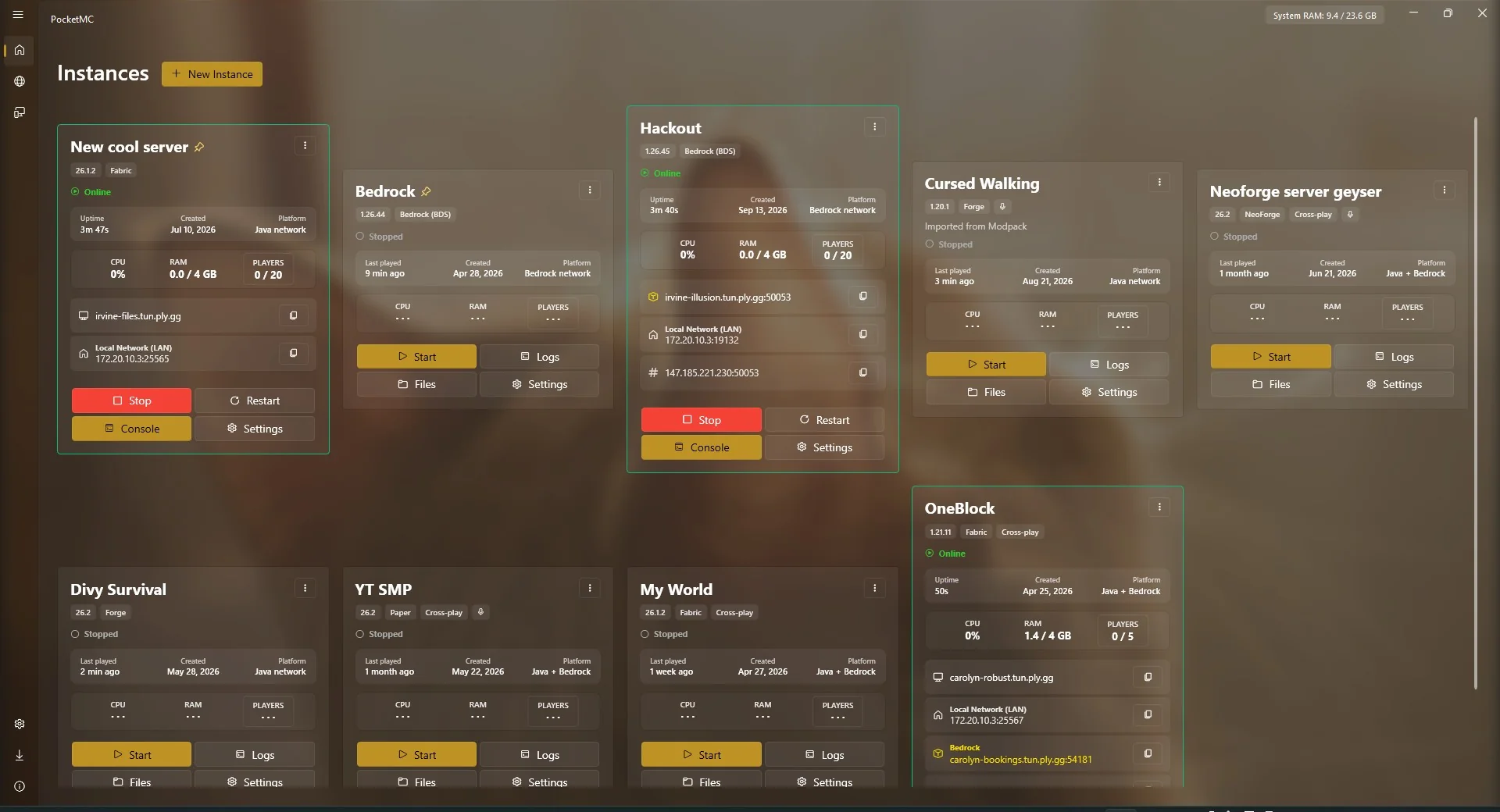PocketMC – Free Local Minecraft Server Manager for Windows