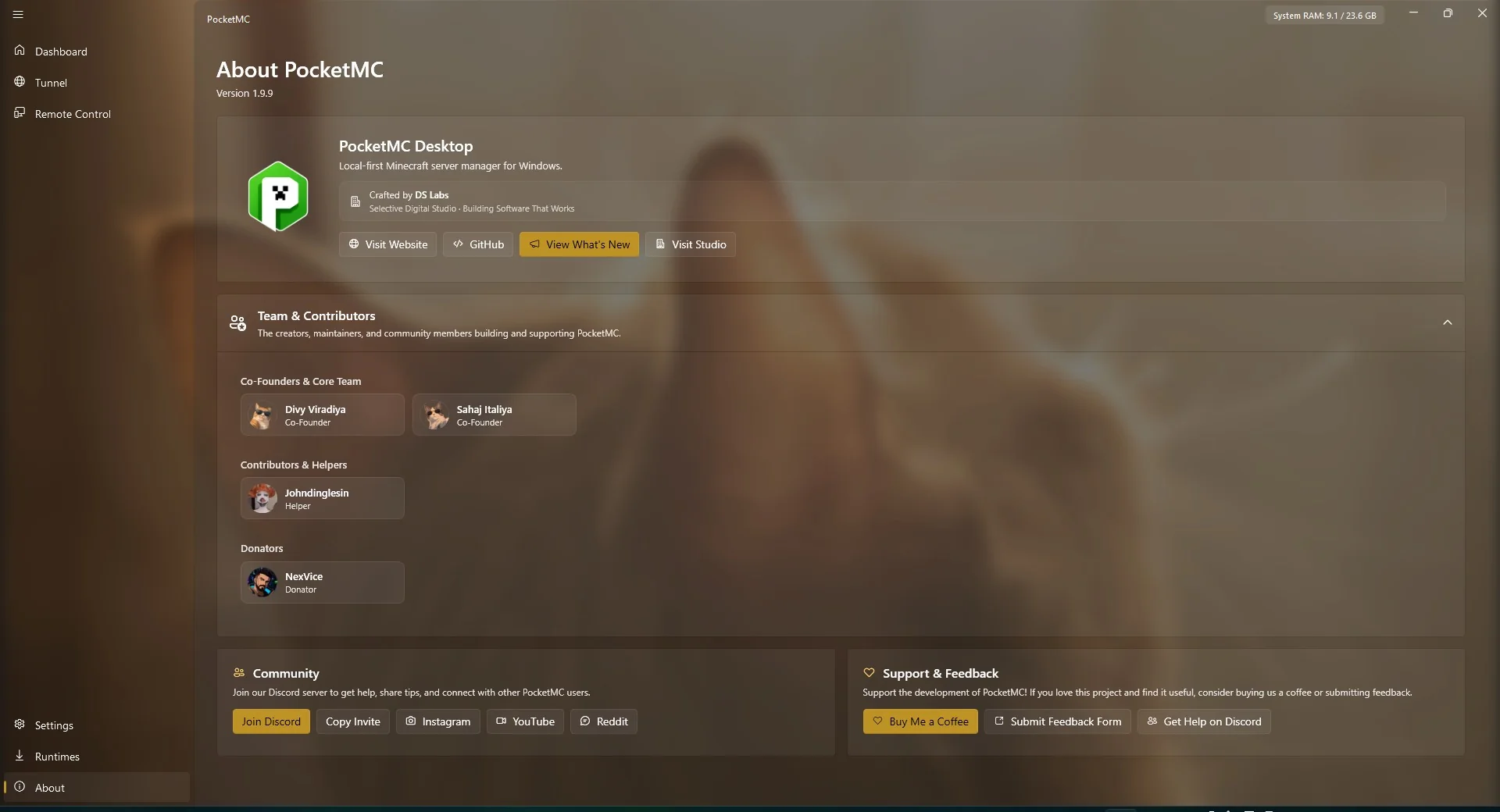 About PocketMC
